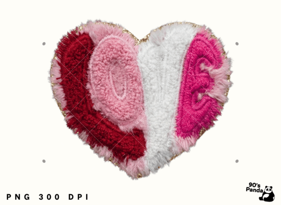 Download Glitter Crochet Yarn Love Valentine Png - Premium Resources