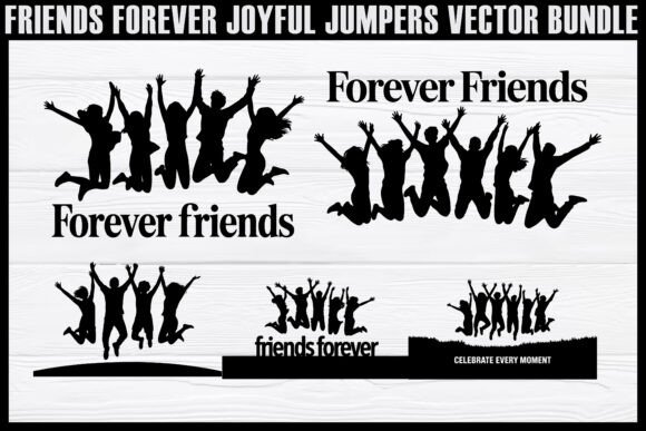Download Friends Forever Joyful Jumpers Vector - Jumpers Collection
