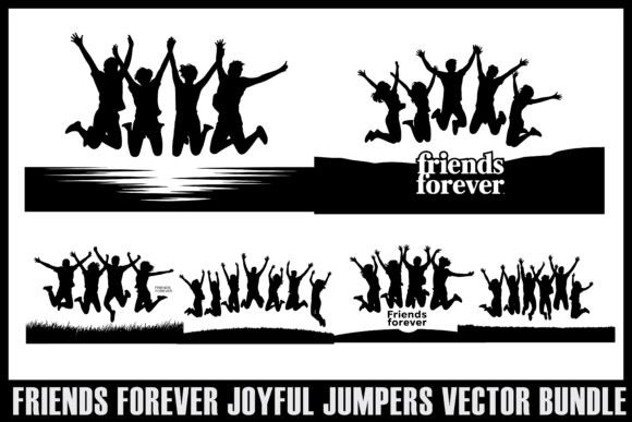 Download Friends Forever Joyful Jumpers Vector Bundle - Jumpers Collection