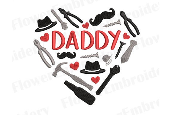 Download Best Dad Ever Embroidery Machine Design - Embroidery machine design Collection